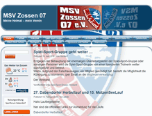 Tablet Screenshot of msvzossen.de